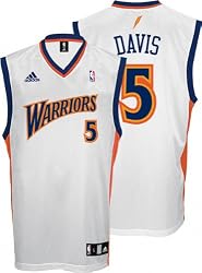 Baron Davis Youth Jersey: adidas White Replica #5 Golden State Warriors Jersey