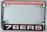 Philadelphia 76ers Chrome Motorcycle RV License Plate Frame