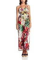 Aftershock Vestido Largo (Rojo / Blanco / Verde)