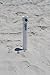 AugHog Products LLC AugBrella Beach Umbrella Anchor Holder Commercial Grade (White)