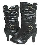 Yoki Yalla Black Women Boot