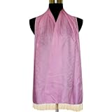 Handmade Self Design Semi Silk Rectangular Scarf For Beautiful Look From India (Free Shipping) scrf0018r