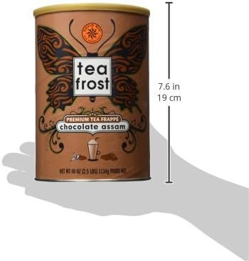 Tea Frost Premium Frappe Tea, Chocolate Assam, 40 Ounce (Pack of 4)