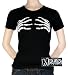Women`s: The Misfits - Skeleton Hands - Babydoll T-Shirt, S - Black