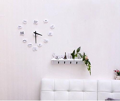 FEIFEIER Creative DIY Wall Clock Home Decor Stickers Draw by Yourself Adhesive Watches
