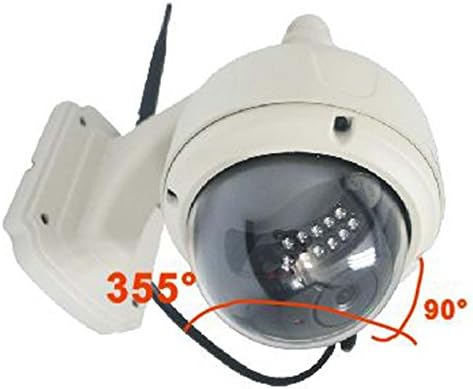 JYtrend (TM) Powered By/ Easyn P2P PLUG AND PLAY Wireless IP Camera, Outdoor Dome Waterproof, Pan 355° Tilt 90°, Free DDNS, Smartphone View, Night Vision, WiFi Motion Dectection