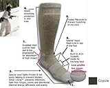 Covert Threads Ice Military Boot Socks, Brown, Large