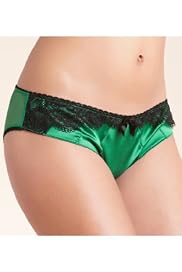 Limited Collection Floral Lace Brazilian Knickers with Silk [T81-8457A-S]