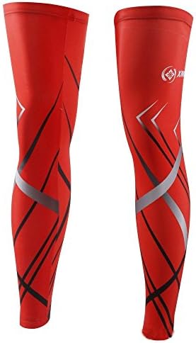 Unisex Sun Protection UV Resistant Cycling Leg Sleeves For Sport Football Basketball Cycling (1Pair)M-XXXL