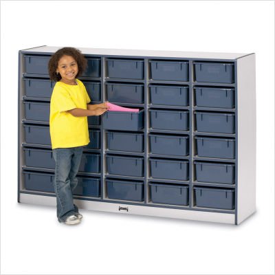 30 Tub Single Storage Unit Tubs: Colored