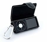 i-nique Folio PU Leder Tasche fr (Apple ipod Nano 4th Gen) (8GB/16GB) - Schwarz