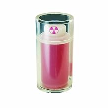 Nalgene 6710-2000 Beta Radiation Waste Container, Acrylic/HDPE, 2L