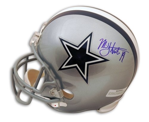 Miles Austin Autographed/Hand Signed Dallas Cowboys Replica Full Size Helmet
