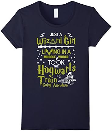 Women's The World Train Potter T Shirt Large Navy