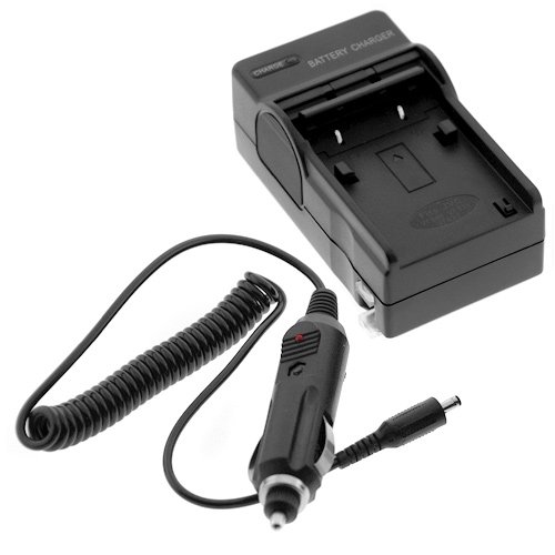 Premium VF808 Battery Rapid Charger with Car Adapter for JVC MiniDV and Everio Camcorders