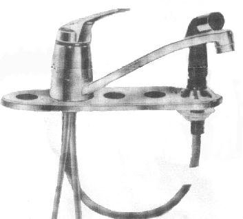 American Standard Fiesta Double Bowl Faucet