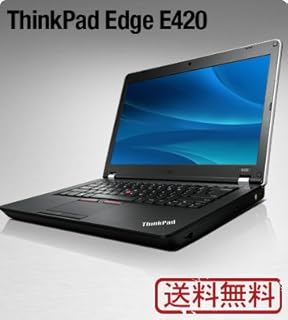 ThinkPad Edge E420：第2世代インテル Core i5プロセッサー、大容量メモリ搭載バリューパッケージ( Win7 Home / 14.0型 / Core i5 2410M / 4GB メモリー ) (HD液晶光沢あり, ミッドナイト・ブラック(光沢なし))