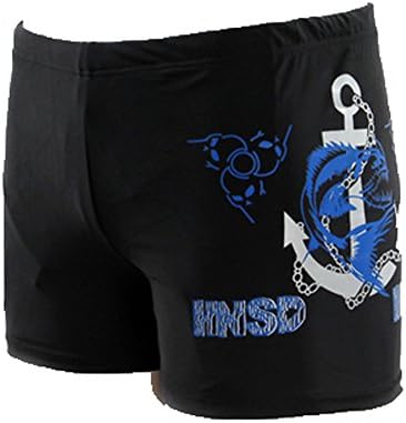 Foocc Men's Stylish Jammer Swimsuit Swimming Trunks Chinlon + Spandex Pants / Shorts (Blue,XXXL)