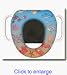 Toilet Seat - Padded Training Seat - Under the Sea