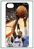 Los Angeles Clippers DeAndre Jordan iPhone 4 iPhone4 Black Designer Hard Case Cover Protector Bumper