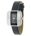 Rica Lewis - 9076312 - Montre Femme - Quartz Analogique - Cadran Noir - Bracelet Cuir Noir