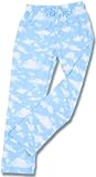 Adult Cloud Design Cotton Jersey Novelty Print Pants