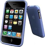 Produkt-Bild: MaryCom Crystal Case Transparent Blau Hartschale H&uuml;lle Tasche f&uuml;r Apple iPhone 3G 3Gs + Gratis Trageschleife, Displayschutzfolie und abnehmbarer Halte Clip