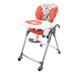 Combi 3-in-1 Hero: High Chair, Booster, Toddler Seat in Mandarin