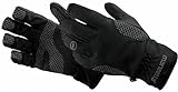 Manzella Men's Silkweight Windstopper Glove (Black, Medium)