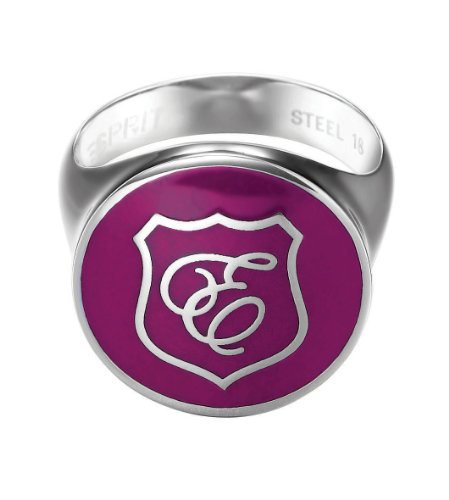 Esprit Damen-Ring Edelstahl E-Motion Pink Gr. 58 (18.5) ESRG11499B180 Preisvergleich