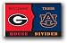 Sporting Goods : BSI Georgia Bulldogs / Auburn Tigers House Divided 3X5 Flag