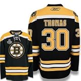 Size 54 / XXL Boston Bruins Tim Thomas Jersey w/ Stanley Cup Patch New w Tags Everything Stitched