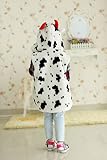 Unisex-Child Plush Animal Hoody Vest Costumes Cow Vest (S)