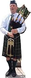 Bagpiper Scottish, Kilt Great Standup Standee