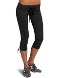 HKNB Heidi Klum for New Balance Womens Rouched Crop Pant,Charcoal Heather,Medium