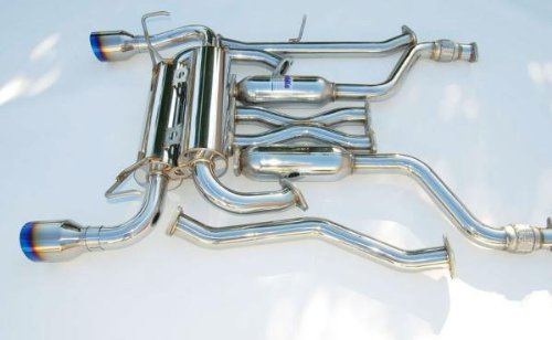 Invidia 03-06 Infinity G35 Coupe Gemini Single Layer Titanium Tipped Cat-Back Exhaust System