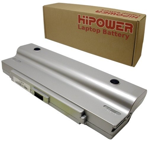 Hipower 12 Cell Laptop Battery For Sony Vaio VGN-CR305E, VGN-CR307E, VGN-CR309E, VGN-CR310E, VGN-CR320E, VGN-CR390E, VGN-CR405E, VGN-CR407E, VGN-CR408E, VGN-CR409E, VGN-CR410E, VGN-CR415E, VGN-CR420E, VGN-CR425E, VGN-CR490E, VGN-CR506E, Vgn- VGN-CR507E, V