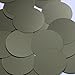 Round Sequin 40mm Dark Olive Green Matte Satin Metallic Loose Couture Paillettes
