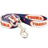 Virginia Cavaliers Navy Blue-White 6' Dog Leash