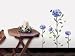HYDRANGEA ADHESIVE WALL DECOR MURAL ART STICKER WDS-06