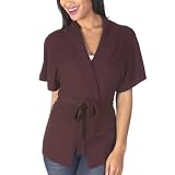 Mossimo® Black: Ultra Soft Wrap Cardigan - Garnet Rose