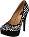 N.Y.L.A. Women's Azare Platform Pump,Black,8.5 M US