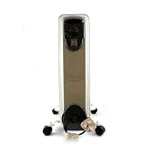GrandGadgets &reg;7 Fin Oil Filled Radiator 1.5 Kw with Thermostat Control and Cable Tidy