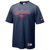 Nike St Louis Cardinals Navy Blue 2008 Practice T-shirt