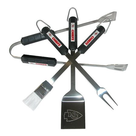 Kansas City Chiefs NFL Grill Bbq Utensil Set