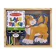 Melissa and Doug Lace and Trace Pets Preschool Lacing Cards Fine Motor Toy