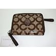 Coach Signature Alex Coated Medium Khaki Wallet 43382