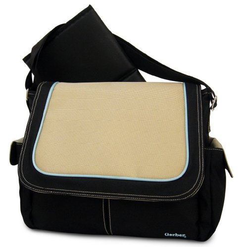 Gerber Messenger Bag With Trim Black