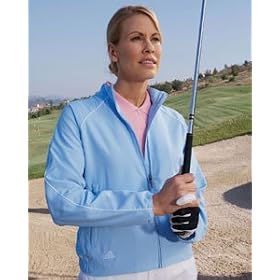Buy Adidas polyester ClimaProof ladies long sleeve full-zip windshirt(A24)
