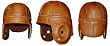 Akadema Leather Football Helmet